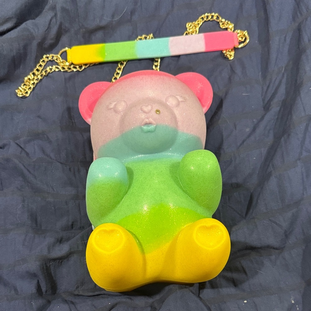 Colorful Gummy Bear purse by Betsy Johnson